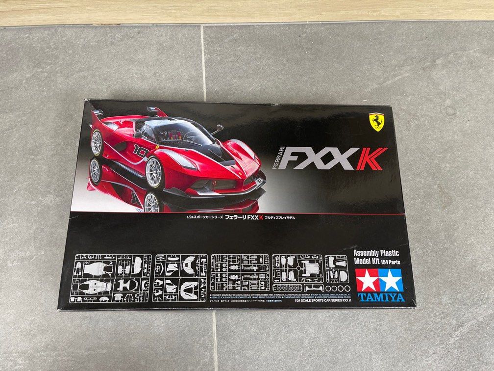 Tamiya 1/24 Ferrari FXX K, 興趣及遊戲, 玩具& 遊戲類- Carousell