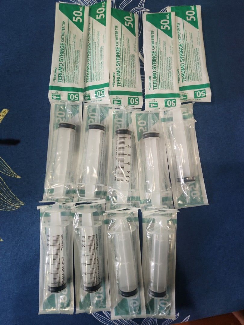 Terumo syringe 50ml syringes, Health & Nutrition, Medical Supplies