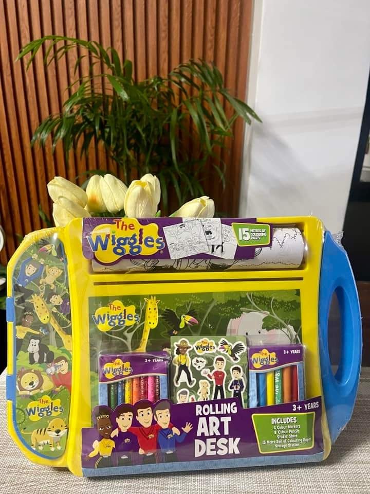 The Wiggles Rolling Art Desk on Carousell