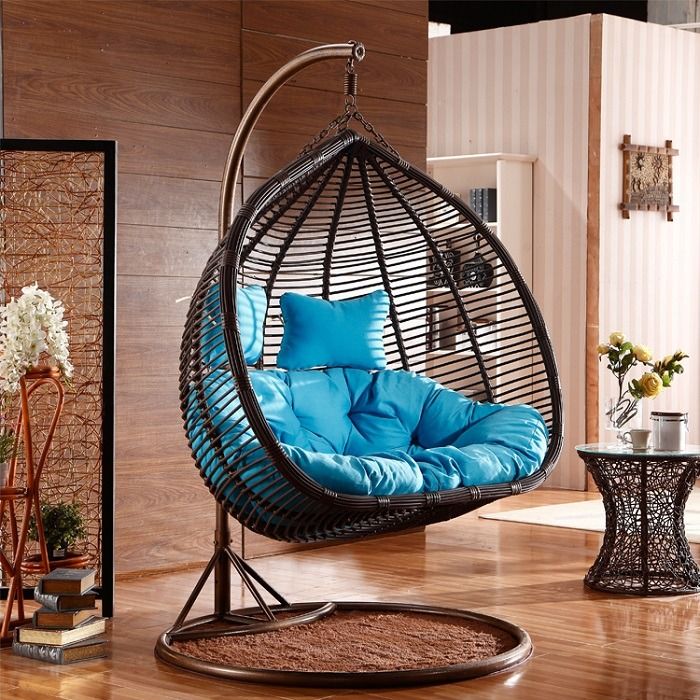 Rocking chair swing bird nest sale hanging basket rattan chair