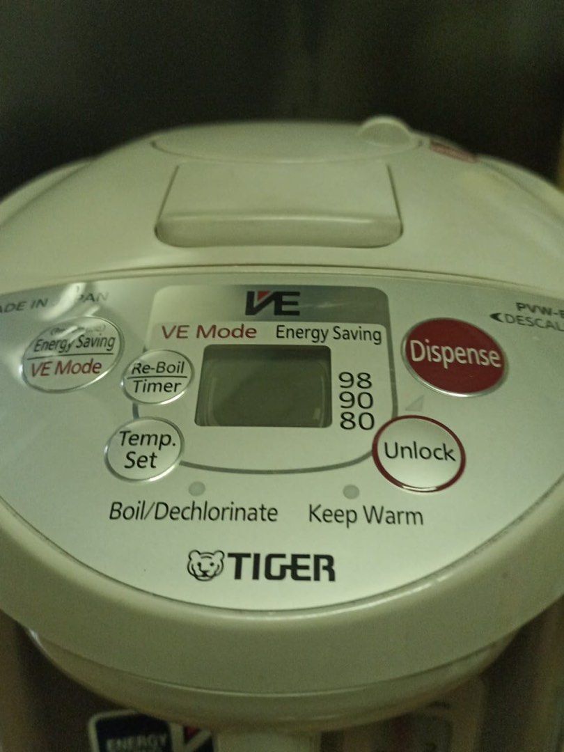 Tiger 3L Water Heater Electric Airport Made in Japan, TV & Home Appliances, Kitchen Appliances