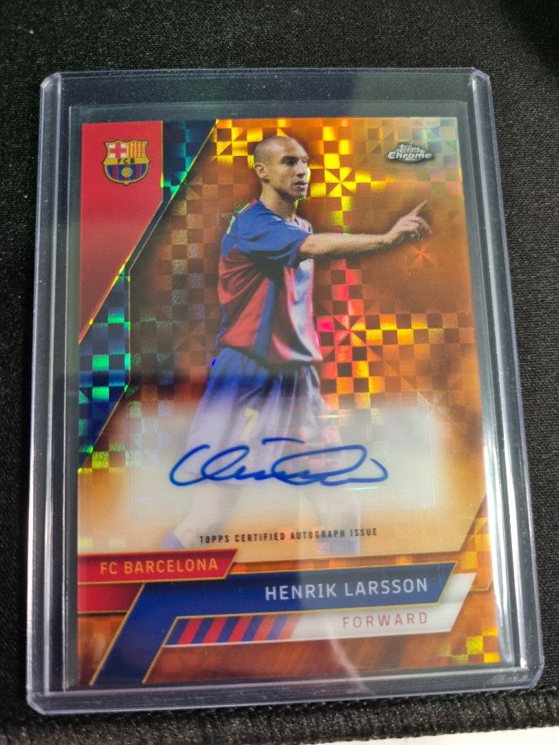 Henrik Larsson Signed Jersey 2025 | jesseowensmemorialpark.com