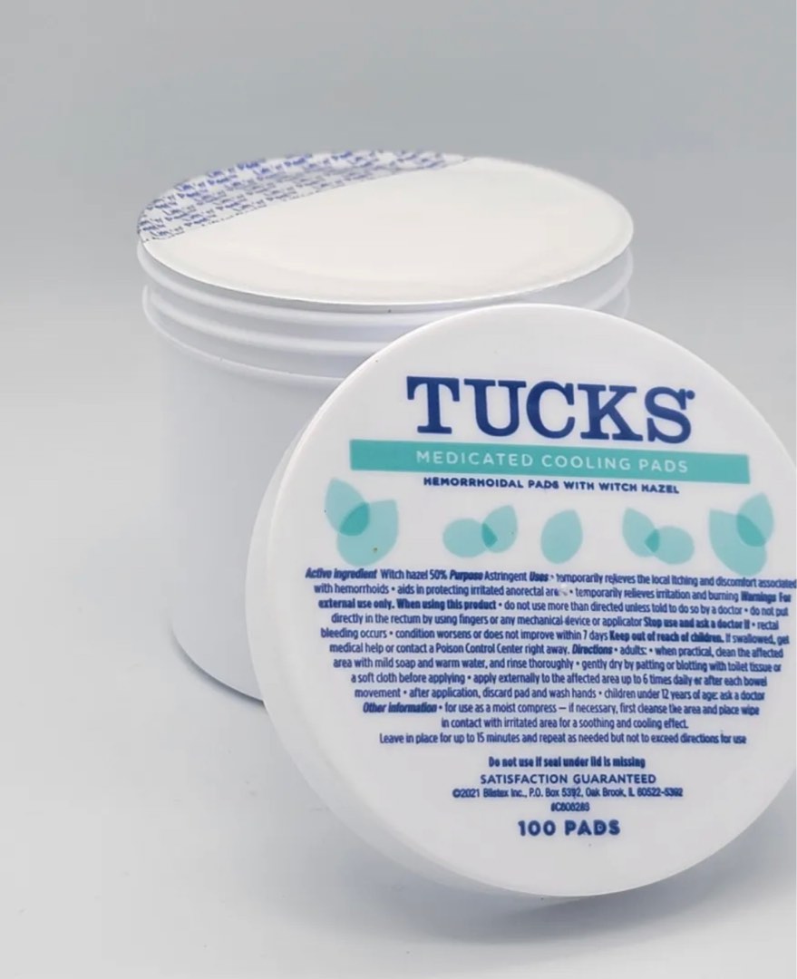 TUCKS Medicated Cooling Pads, Beauty & Personal Care, Sanitary Hygiene