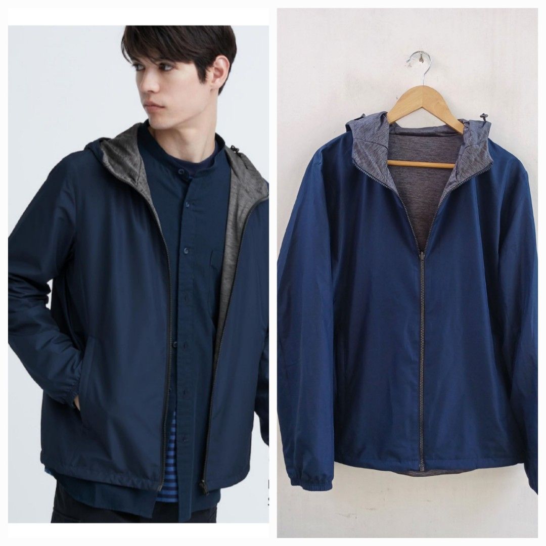 Jaket parka reversible top