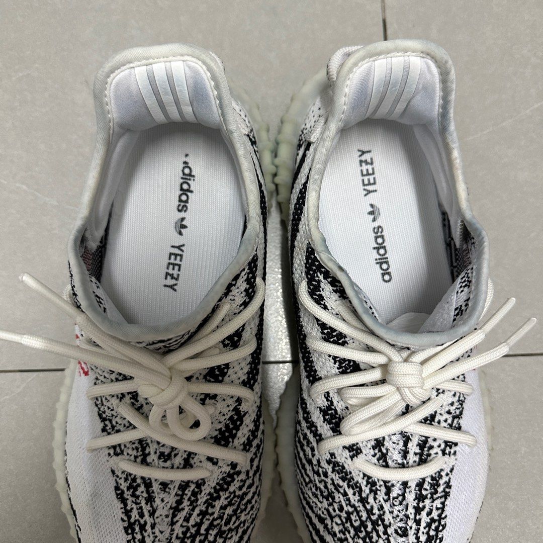 Used Authentic zebra yeezy 350 Men s Fashion Footwear Sneakers