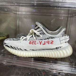Used Authentic zebra yeezy 350, Men's Fashion, Footwear, Sneakers on  Carousell