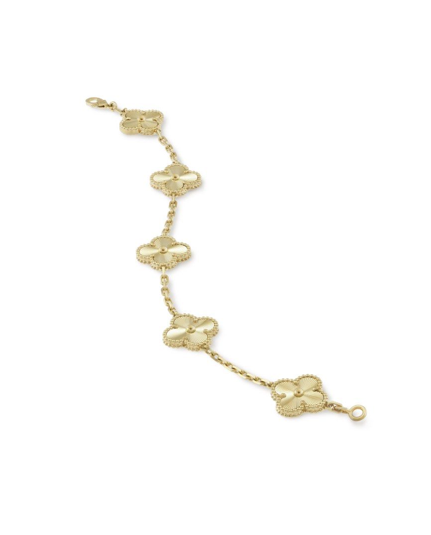 VCA Vintage Alhambra Bracelet 5 motif Women s Fashion Jewelry