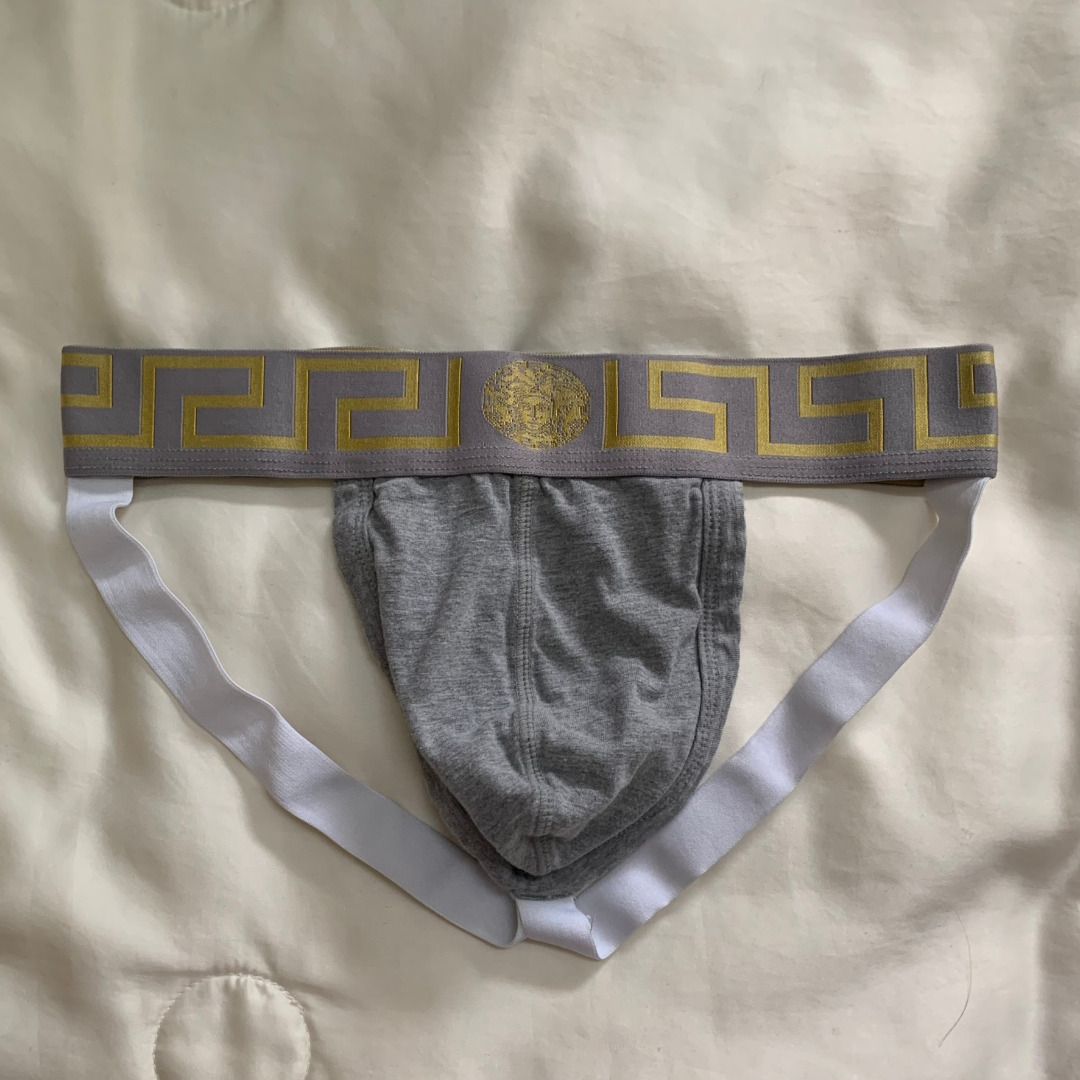 Versace underwear (Jockstrap), fit M size, Men's Fashion, Bottoms, New  Underwear on Carousell
