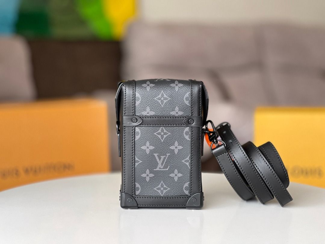 Louis Vuitton Vertical Trunk Wearable Wallet Eclipse Monogram Eclipse