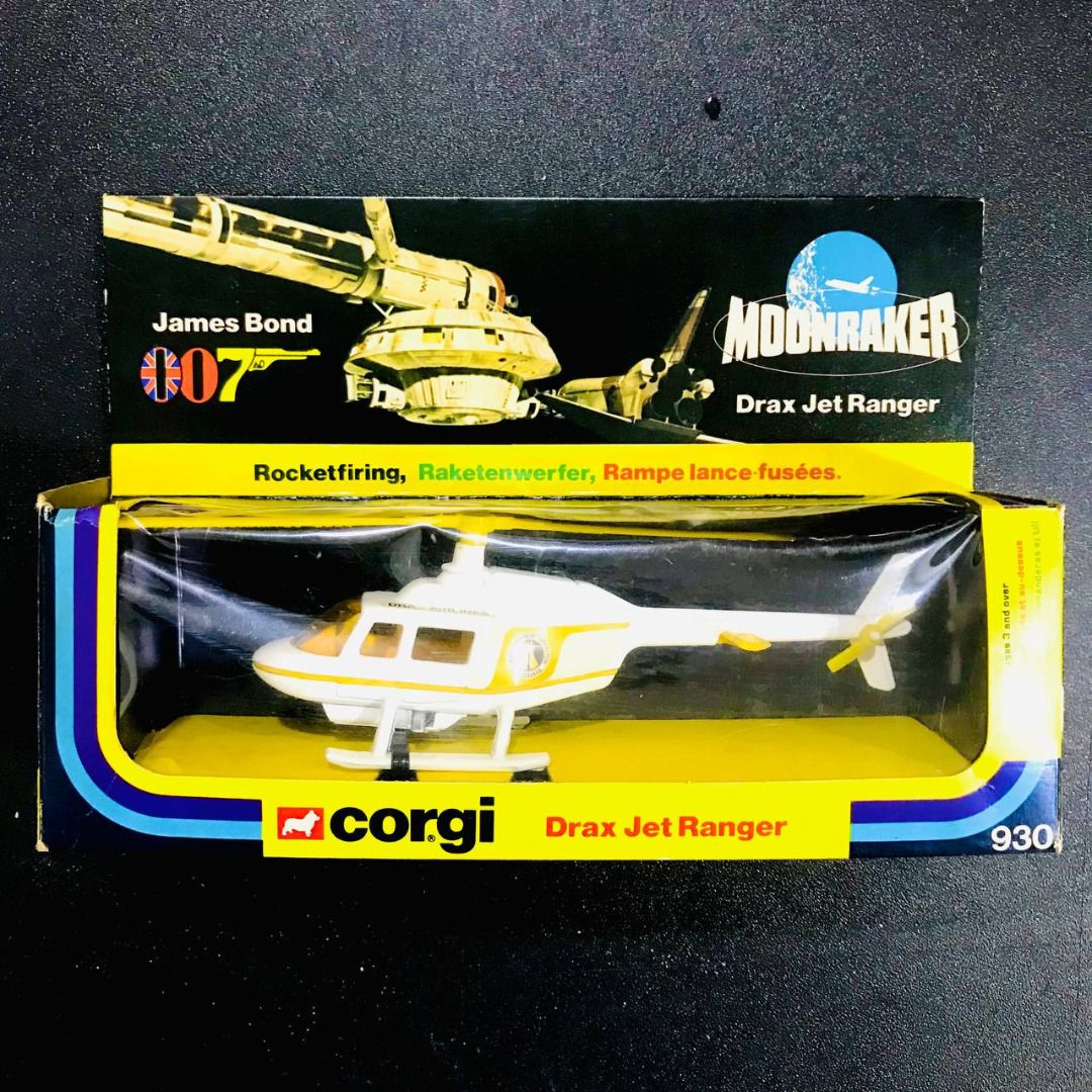 Hélicoptère Corgi Junior - Drax Airlines - James Bond 007 - Échelle 1:64 - Occasion