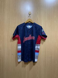 CLEARANCE MLB MILWAUKEE VINTAGE NAVY BASEBALL JERSEY, Men's Fashion,  Activewear on Carousell