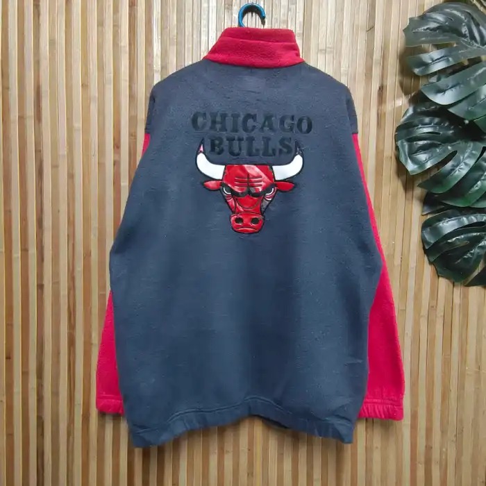 Vintage NBA Chicago Bulls Pullover Jacket Men s Fashion Coats