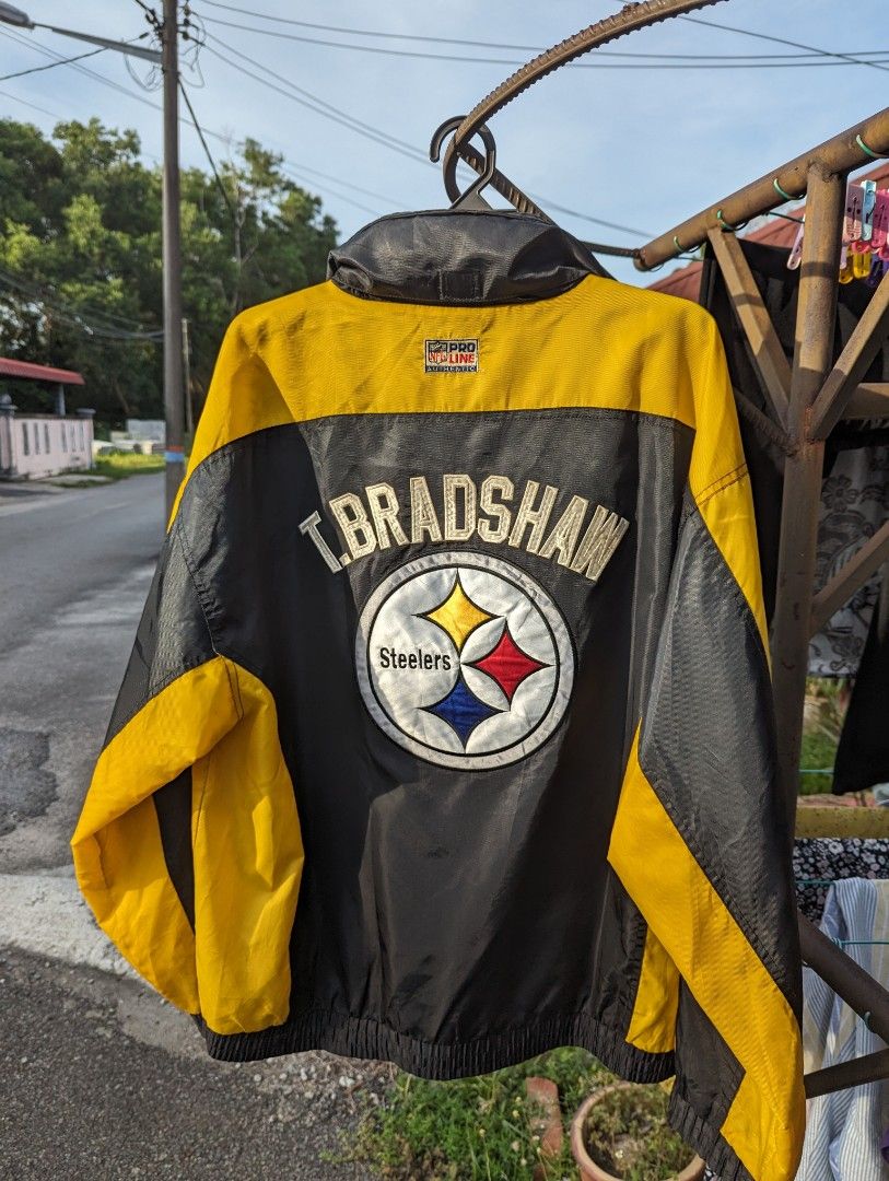 Vintage Steelers starter windbreaker jacket, Men's Fashion, Coats