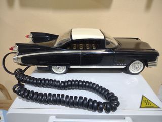 Vintage Telemania Black 1959 Cadillac El Dorado Working Landline Phone