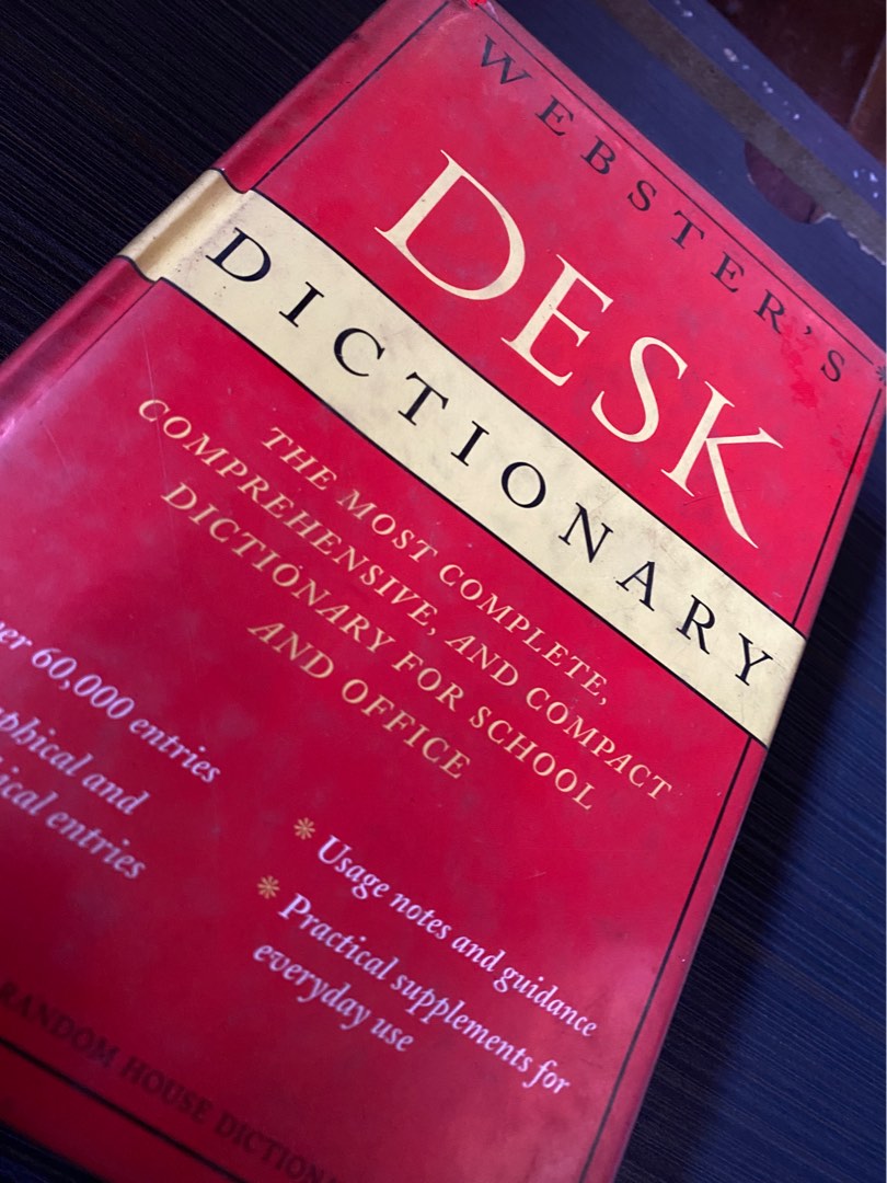 ster’s Desk Dictionary on Carousell