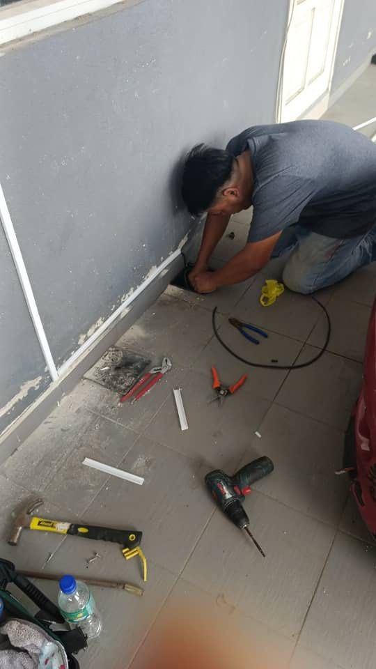 Wiring led, wiring rumah, penambahan point plug suis
