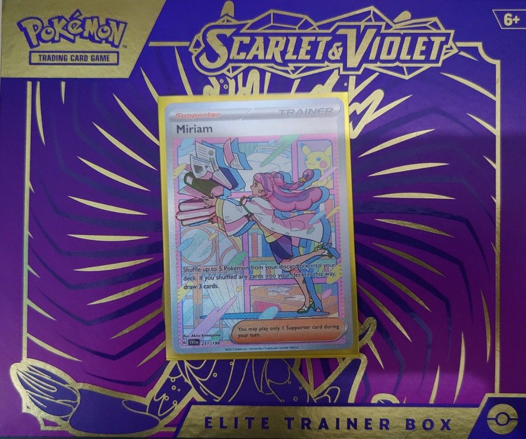 pokemon tcg scarlet and violet 251 198 miriam trainer card Miriam - 251/198 - Scarlet & Violet main image 1