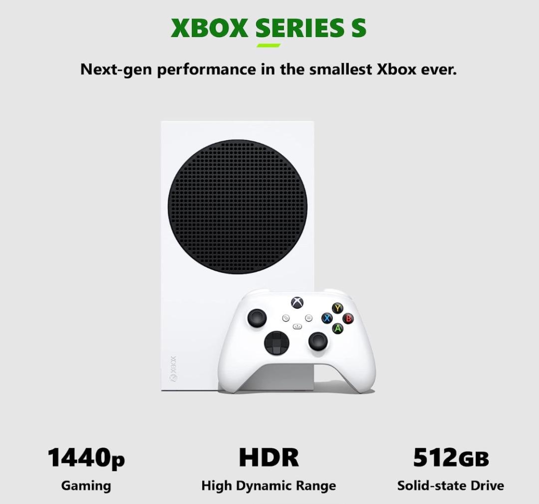 微軟Xbox Series X XBOX SERIES S 512G 512GB SSD, 電玩遊戲, 電子遊戲