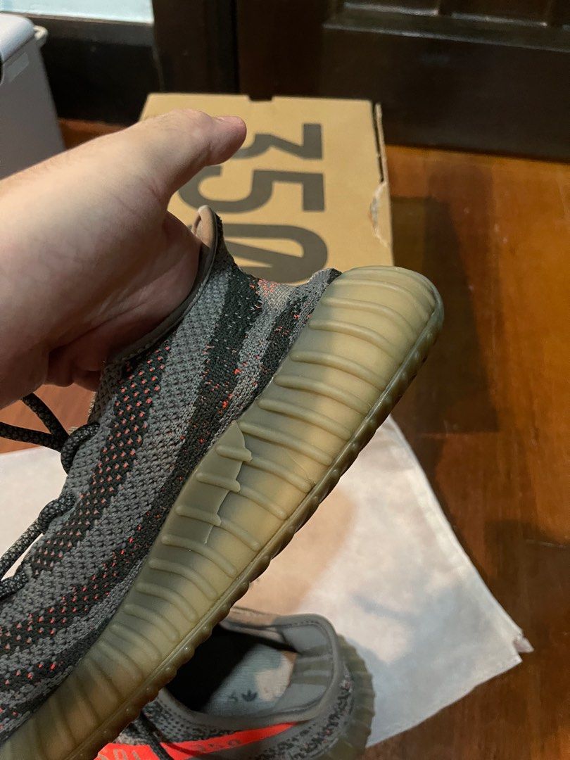 Yeezy beluga 1.0 on feet top