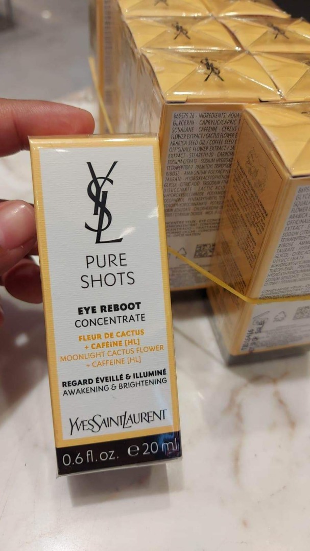 YSL Pure Shots Eye Reboot Concentrate 20 ml 20ml eye cream krim mata authentic Yves Saint