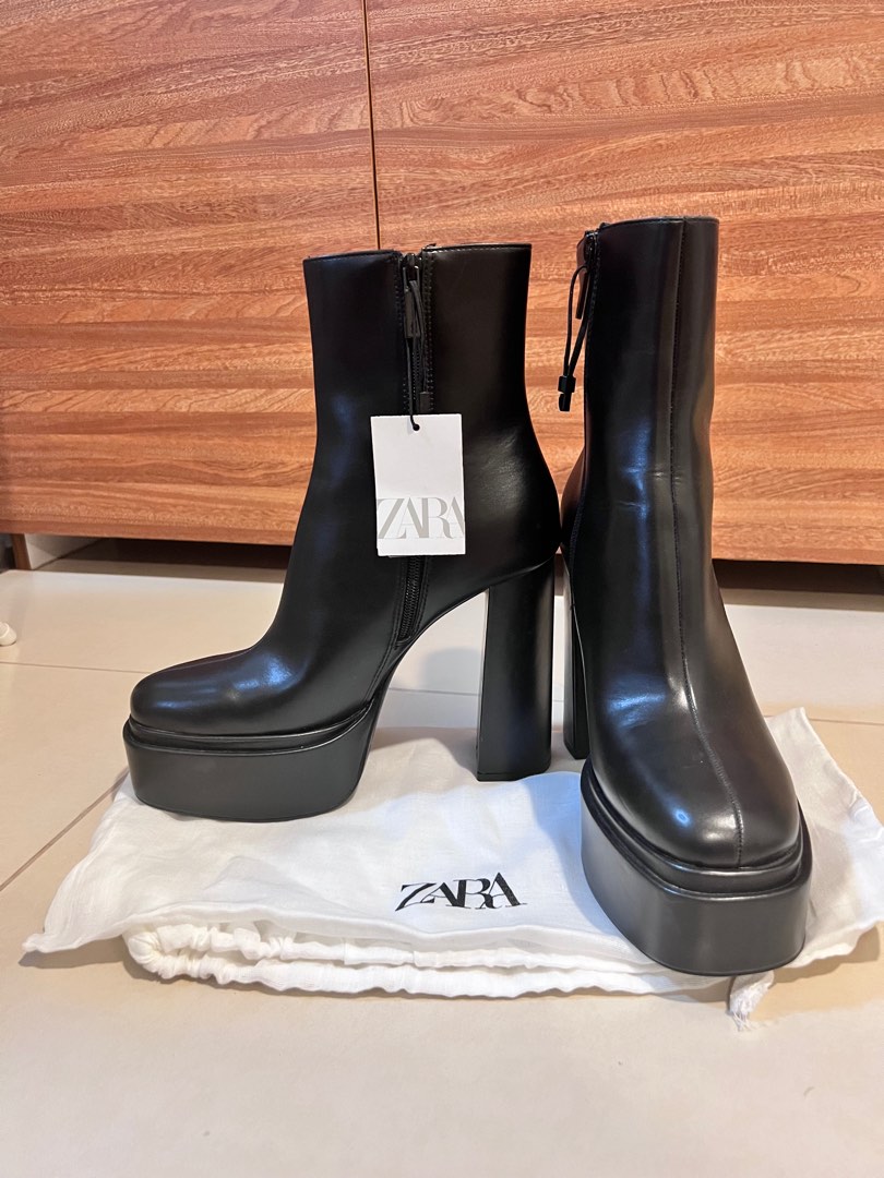 Zara hot sale platform boots