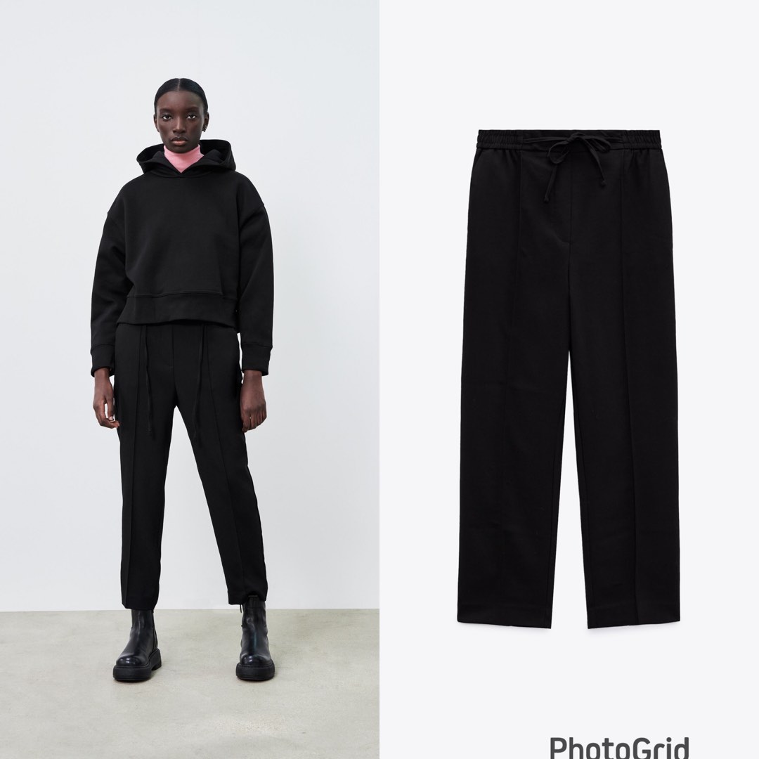 Zara Pajama Pants, Women's Fashion, Bottoms, Other Bottoms on Carousell