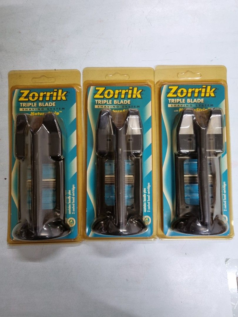 ZORRIK Triple Blade Shaving System, Beauty & Personal Care, Men's ...