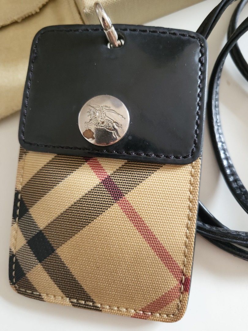 Burberry card holder ID lanyard, Women's Fashion, Bags & Wallets, Wallets &  Card Holders on Carousell