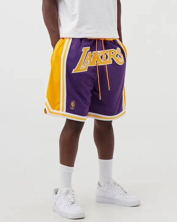 全新100% 真有tag Just Don Mitchell and n & Ness NBA LA Lakers away