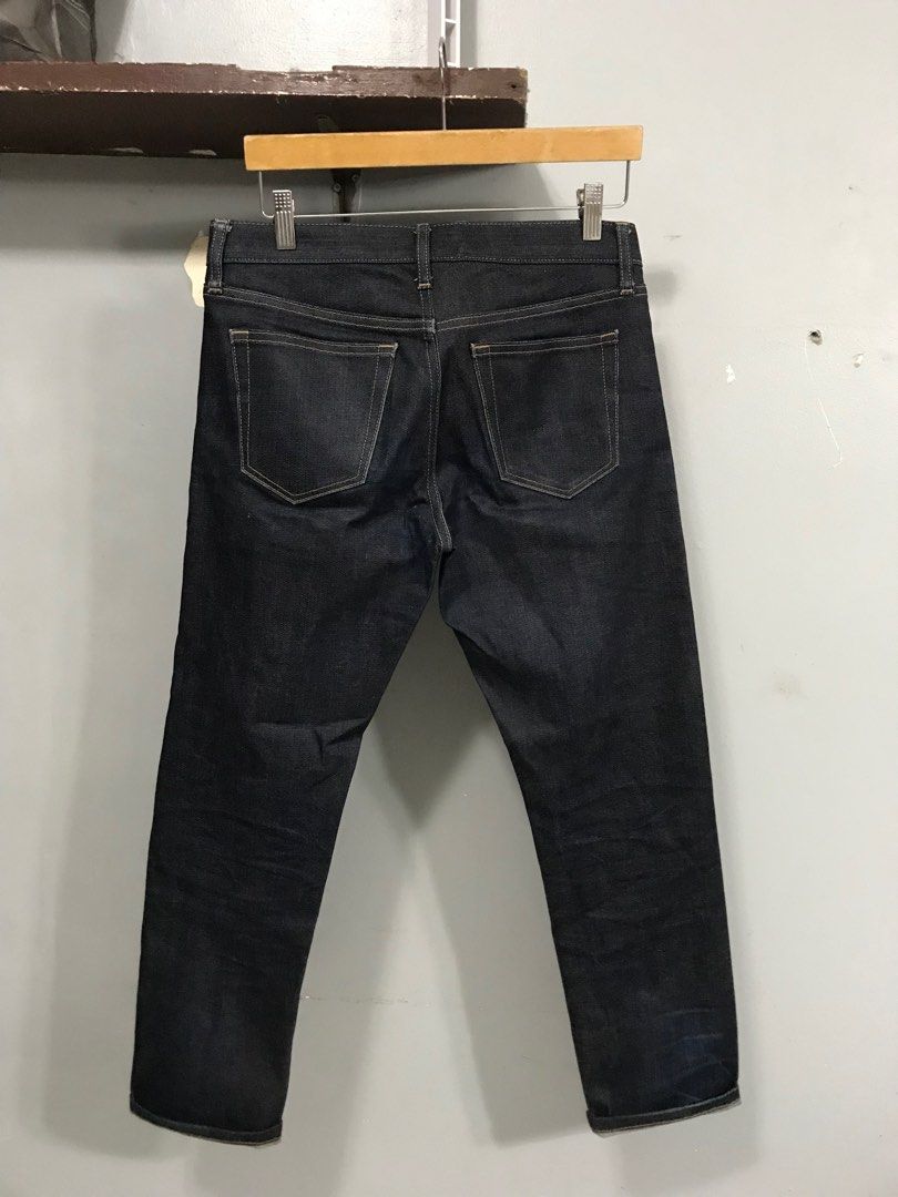 (1.) Uniqlo Japanese fabric by Kaihara Selvedge Jeans (Indigo) on Carousell