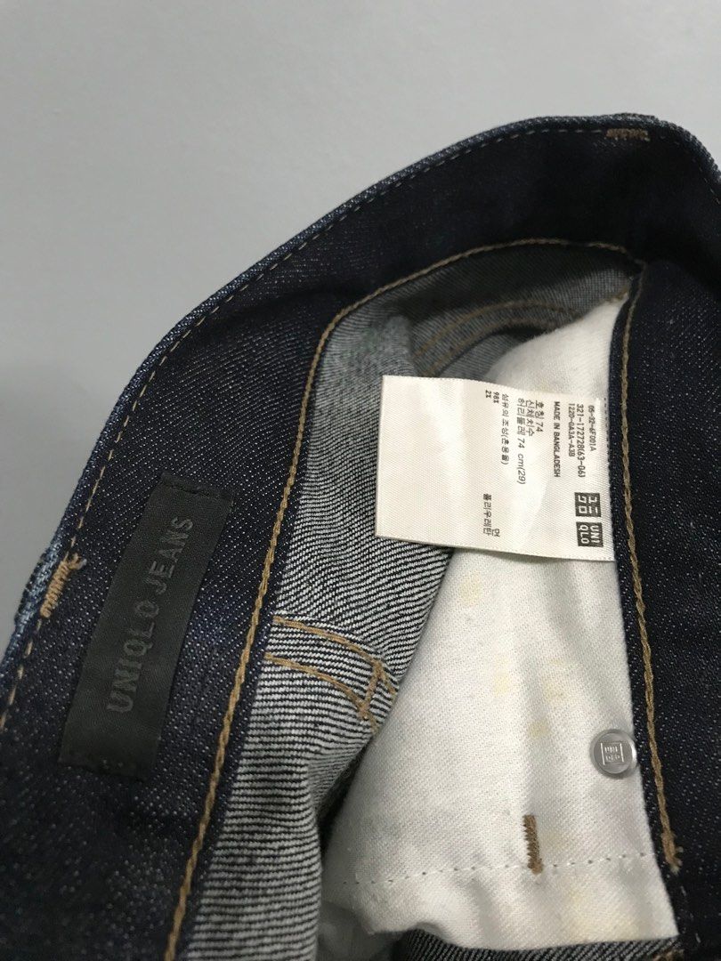 (1.) Uniqlo Japanese fabric by Kaihara Selvedge Jeans (Indigo) on Carousell