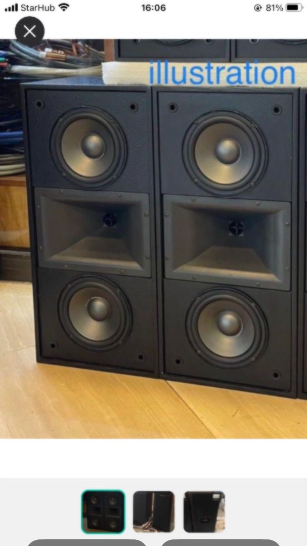 x Klipsch KT-LCR Speaker, Audio, Soundbars, Speakers