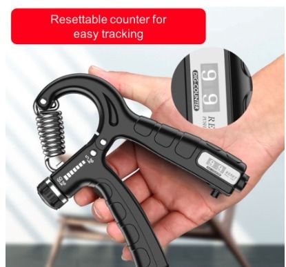 5 60kg Adjustable Resistance Hand Grip Gripper Wrist Arm Finger