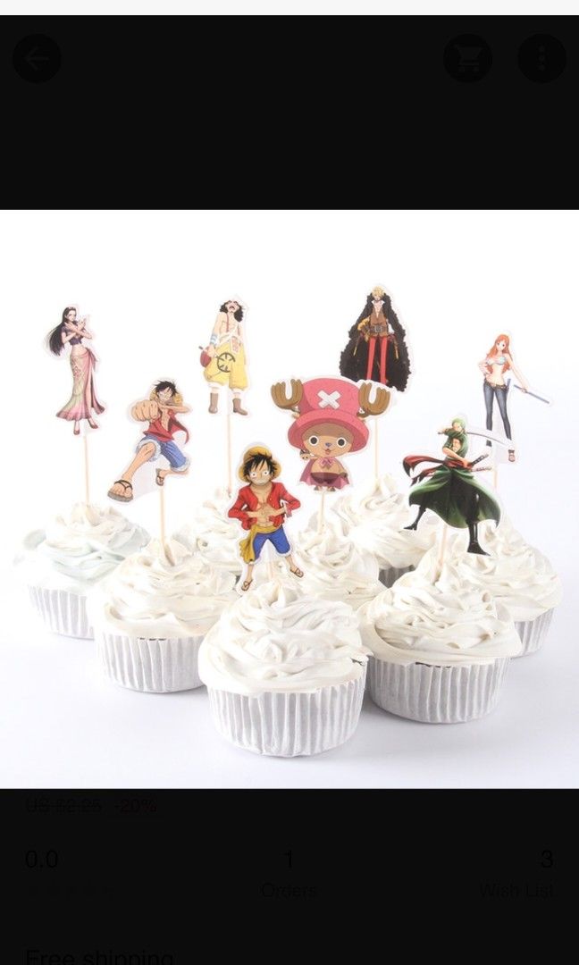8pcs/set Video Game Themed Cupcake Toppers