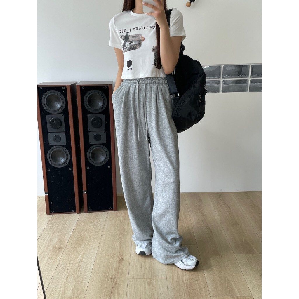 YOKE TOKYO KNIT LINE TAPE TRACK PANTS-