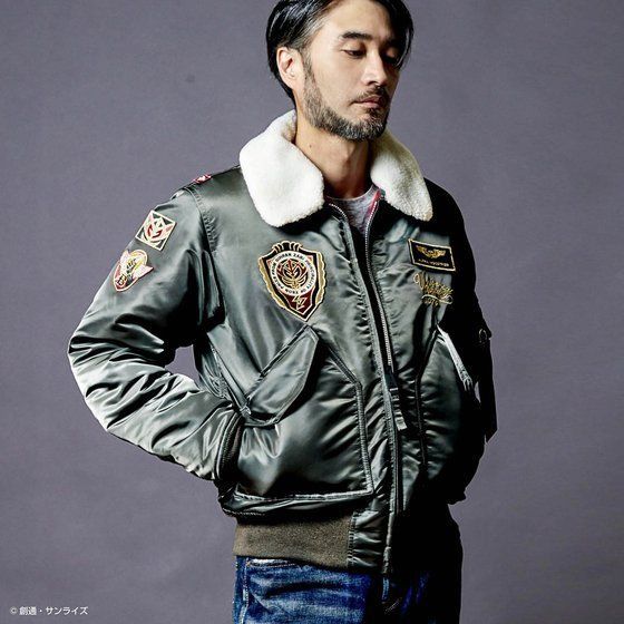 日本代購STRICT-G × ALPHA INDUSTRIES CWU-45/P 機動戰士高達機動戰士