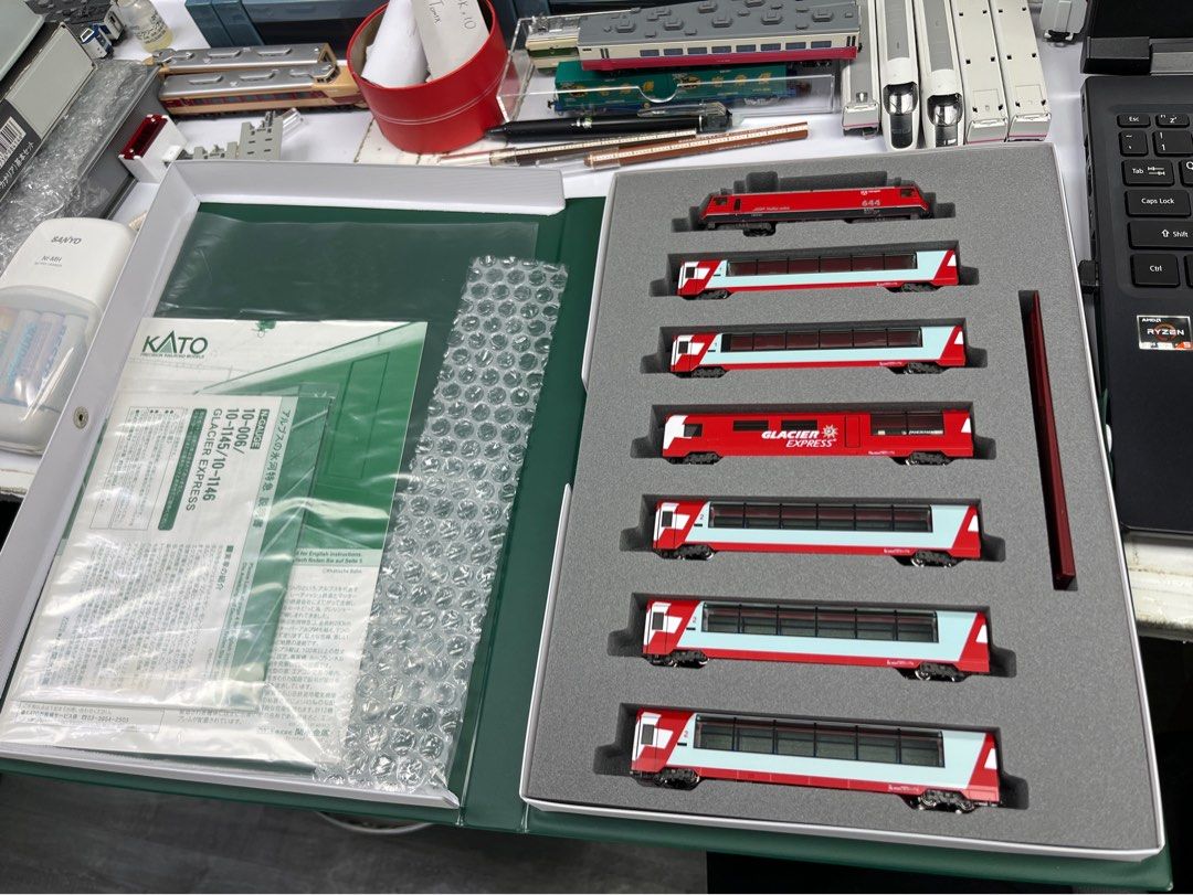中古] Kato 10-1145/1146 アルプスの氷河特急, 興趣及遊戲, 玩具& 遊戲 