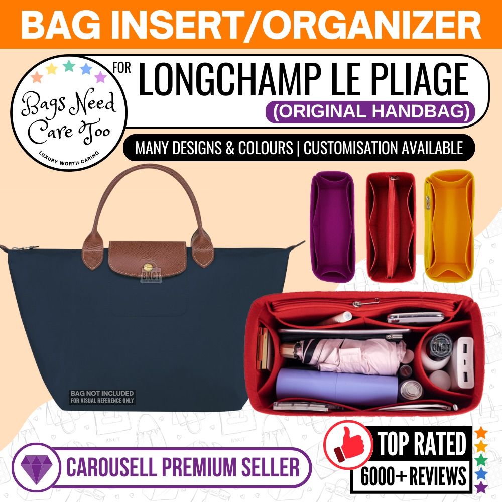 Longchamp LE PLIAGE Original Top Handle Bag L, Luxury, Bags & Wallets on  Carousell