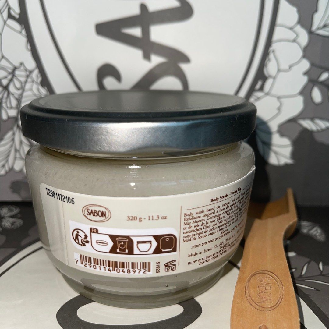 SABON body scrub peony fig Sスクラブ ピオニーフィグ Sabon 芍药无花果夏季限定系列上新甜美花果奶香售价$12起