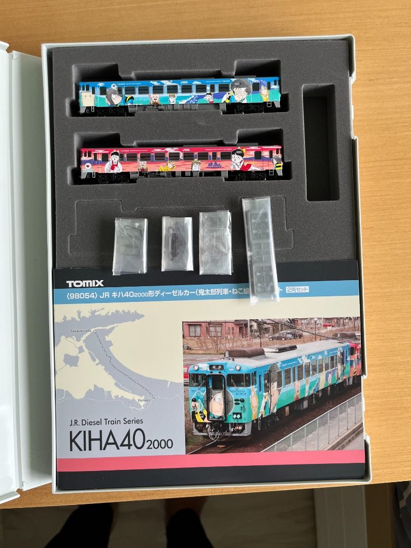 全新] Tomix 98054 KiHa40 (キハ40) 鬼太郎彩繪列車連Tomix S140 路軌4