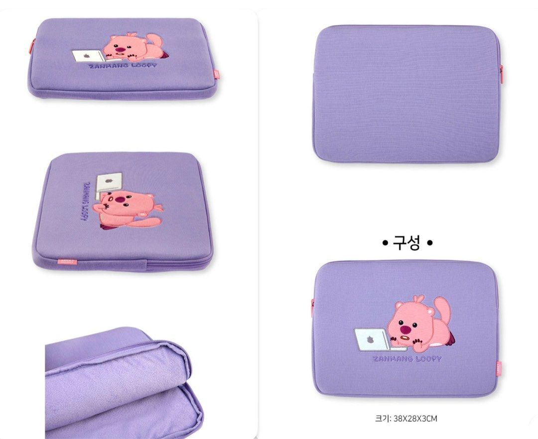 Loppy Tablet 韓國 Zanmang Loopy tablet ipad notebook macbook pouch 電腦 收納 保護套 三色, 手提電話 ...