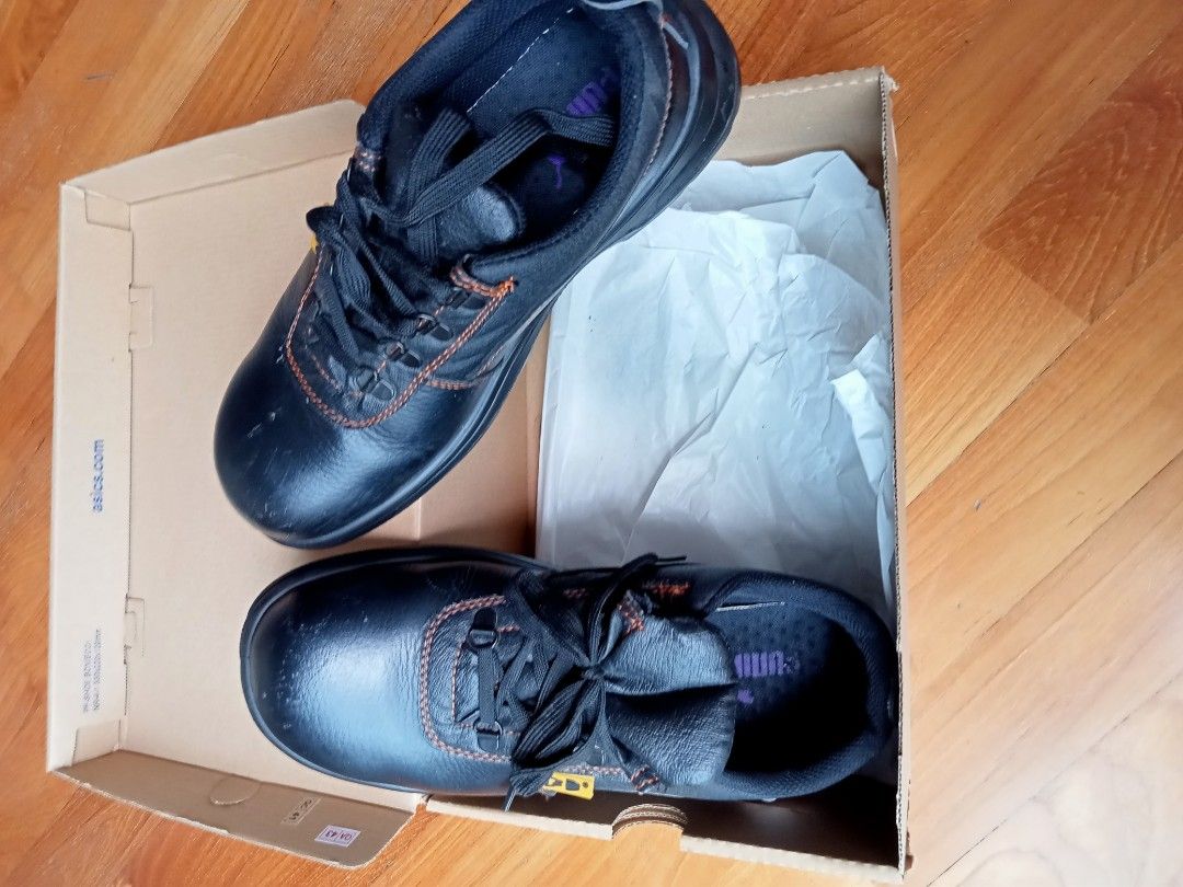 Genuine leather safety shoes online