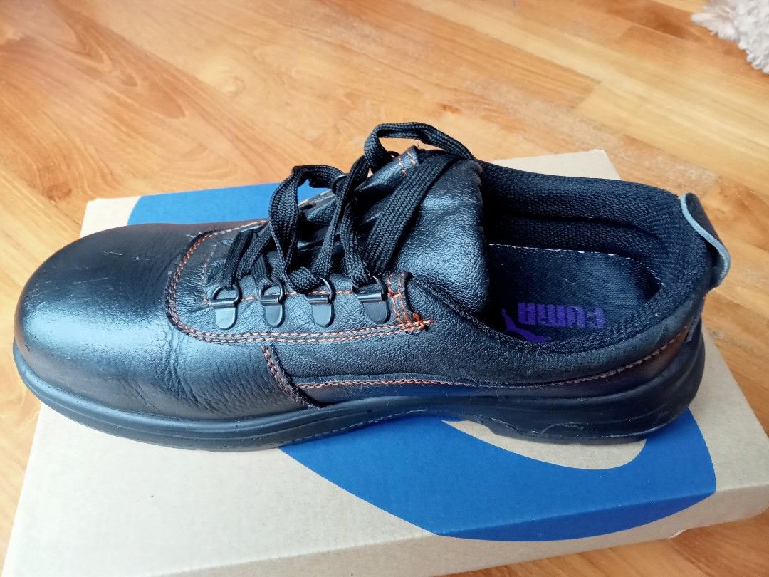 A Puma genuine leather safety shoes