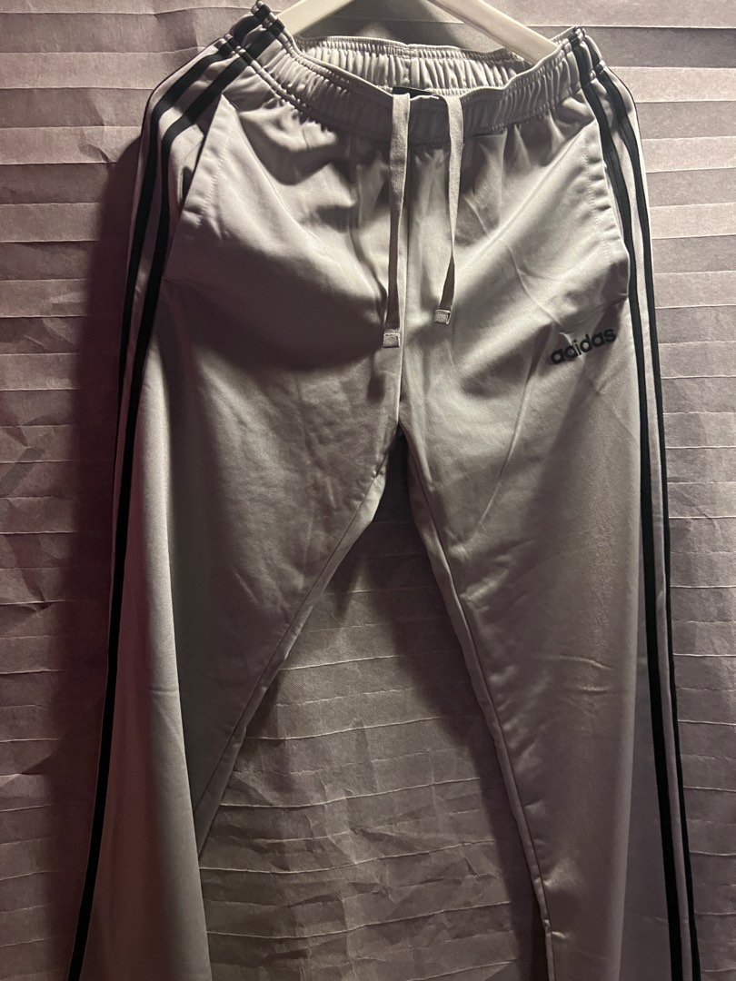 grey adidas tracksuit pants