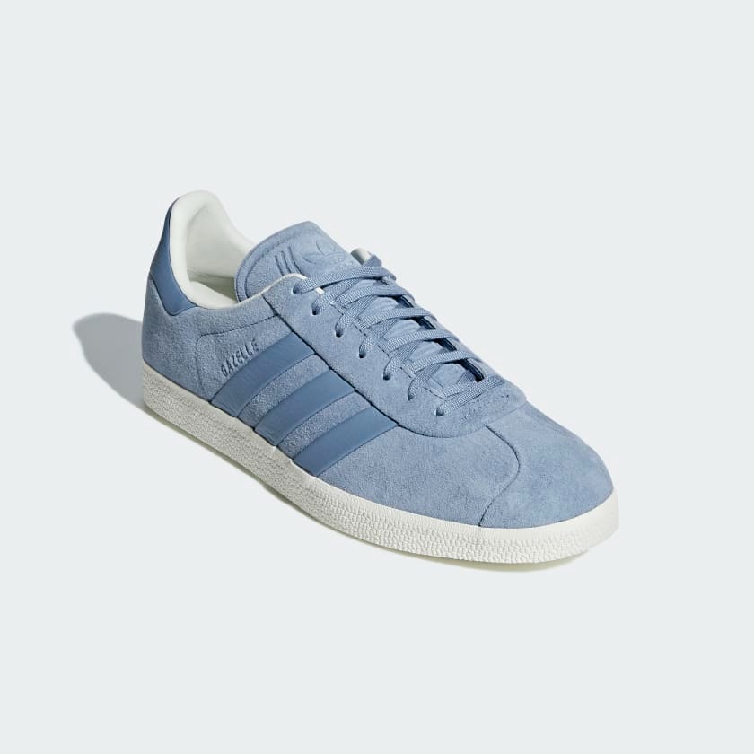 Adidas gazelle stitch 2025 and turn raw grey