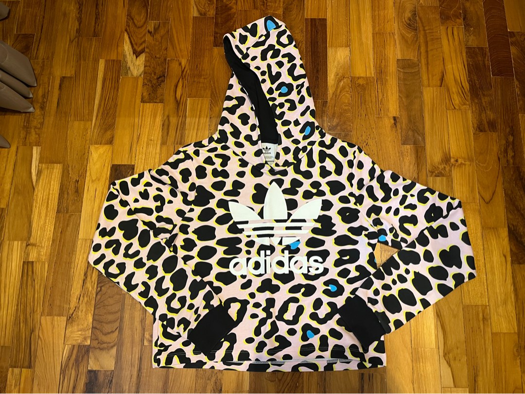 Adidas leopard clearance jumper