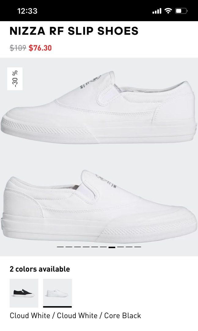 ADIDAS NIZZA RF SLIP SHOES, Men's Fashion, Footwear, Casual shoes on  Carousell