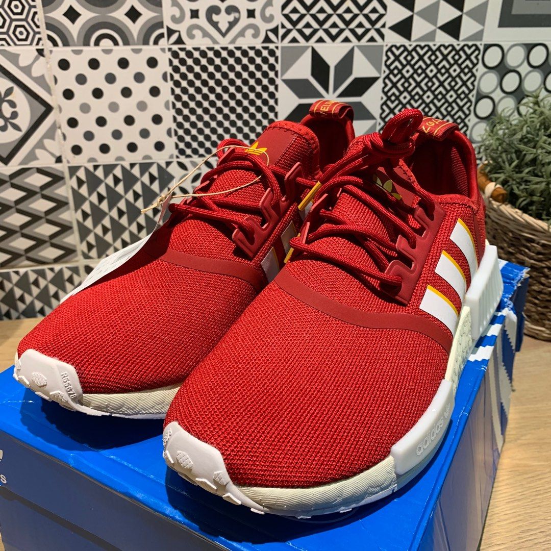 ADIDAS NMD R1 COUNTRY SERIES SPAIN RED, Men's Fashion, Footwear, Sneakers  on Carousell