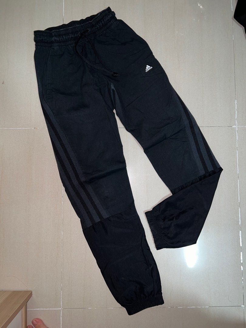 All black adidas track pants discount