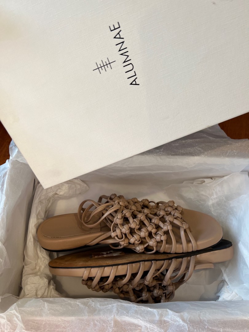 Alumnae NYC Knotted Lace up Sandals